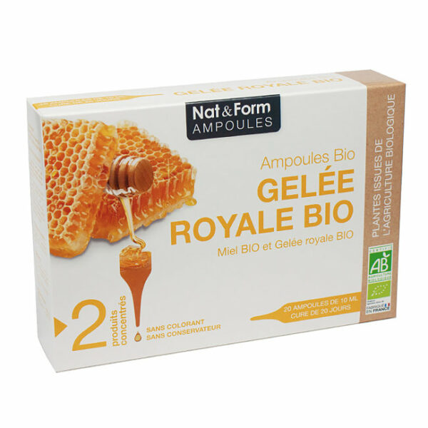 gelée royale biologique ampoules