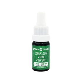 Huile CBD bio spectre complet 20% GREEN DROPS