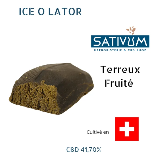 Ice-O-Lator Premium 51% CBD - Résine / Pollen de CBD - La Ferme du CBD
